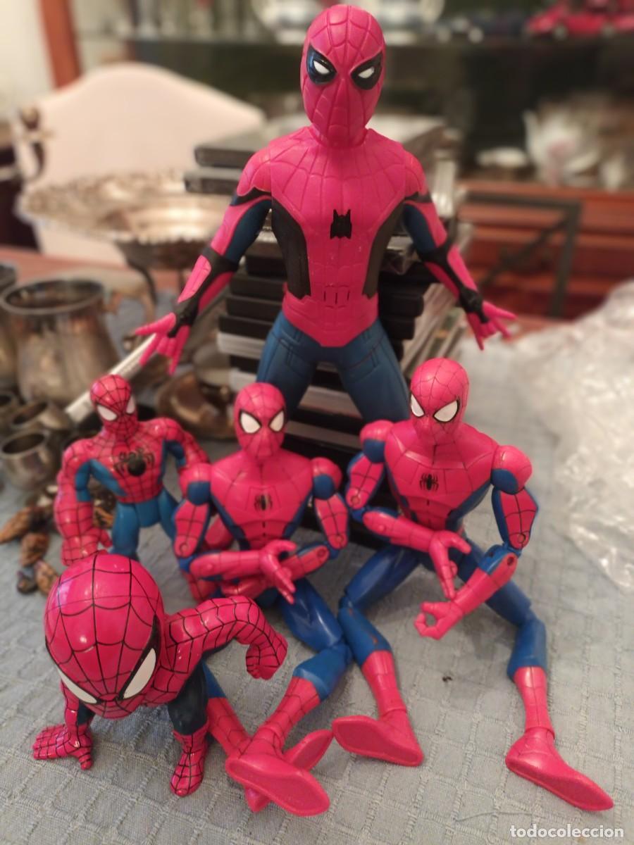 Figuren von Marvel: MU&Ntilde;ECOS SPIDERMAN MARVEL METAL Y PLASTICO,CON SONIDOS,15,16, ,30 (2) Y 35 CMS.