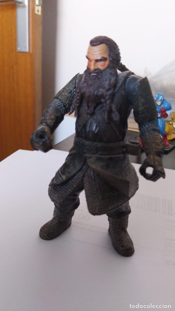 Figuras y mu&ntilde;ecos Marvel: EL SE&Ntilde;OR DE LOS ANILLOS LORD OF THE RINGS ANTIGUA FIGURA DE GIMLI ENANO TOY BIZ NLP MARVEL 2002 ncn