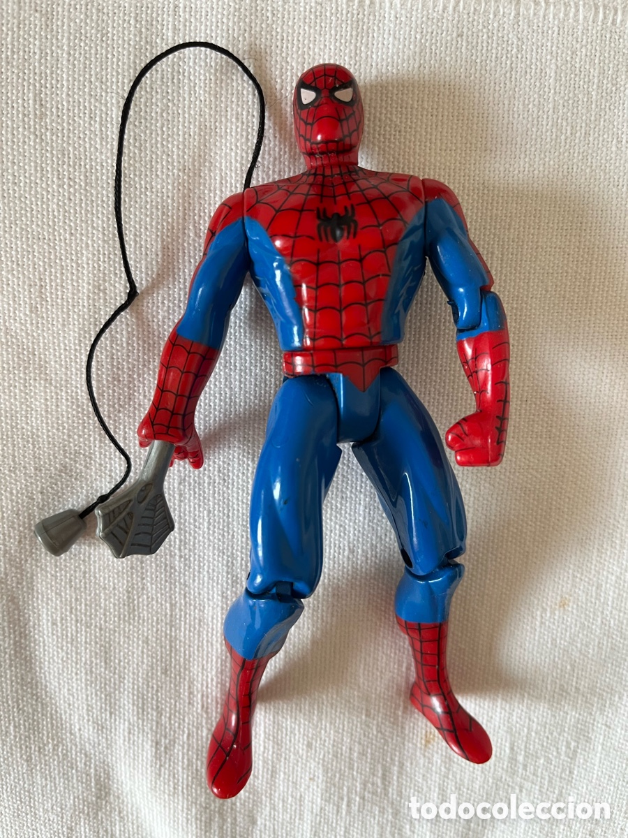 Figuras y mu&ntilde;ecos Marvel: Spider-Man Web Shooter Toy Biz 1994 Animated Series Marvel Vintage con accesorio