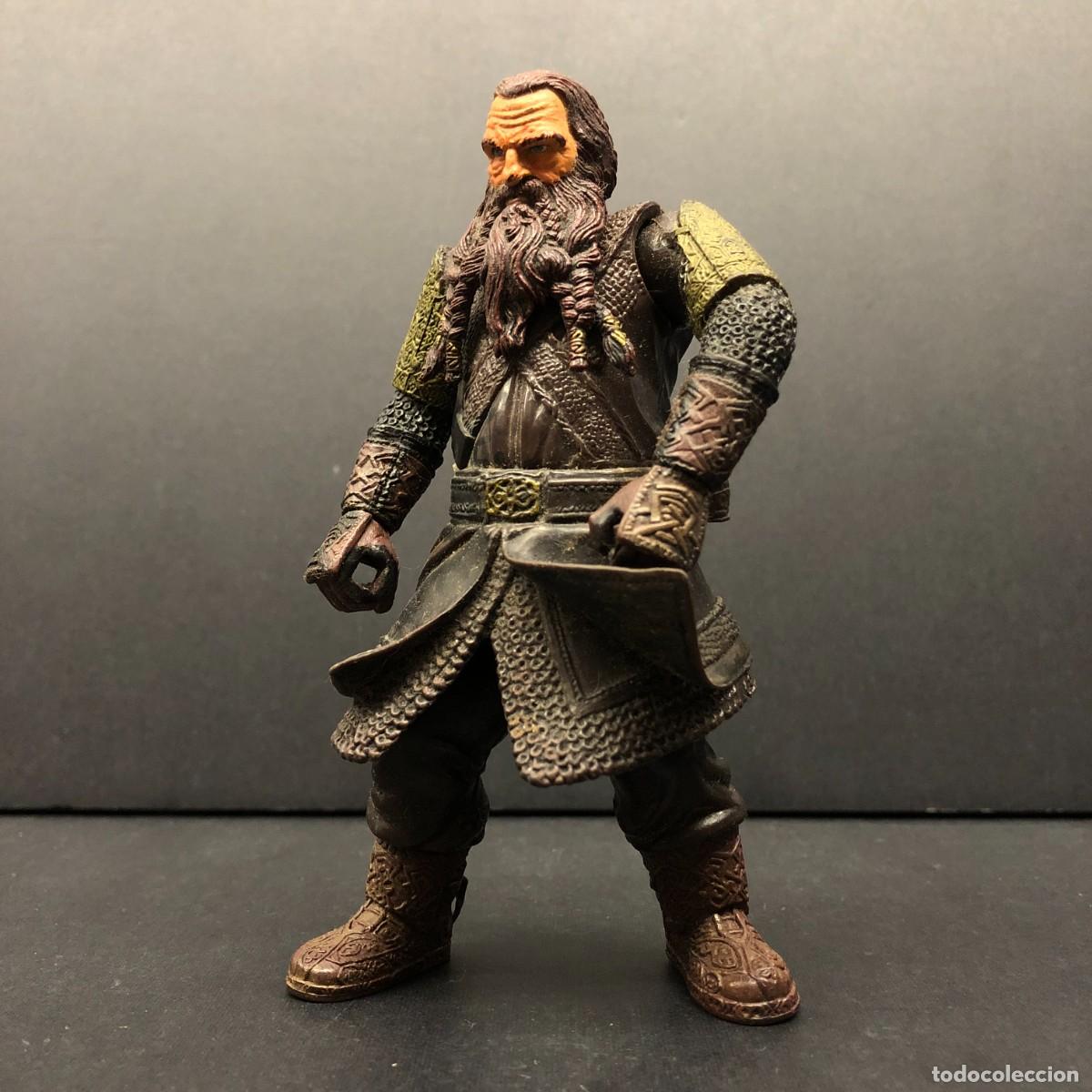 Figuras y mu&ntilde;ecos Marvel: FIGURA DE ACCION - GIMLI - EL SE&Ntilde;OR DE LOS ANILLOS - MARVEL - 2002 - 12 X 6 CM / 1