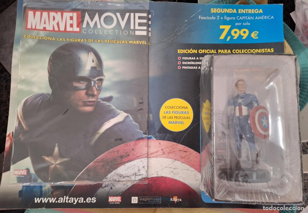 Figuren von Marvel: ALTAYA BLISTER FIGURA MARVEL MOVIE VENGADORES CAPITAN AMERICA CARTON ORIGINAL KIOSKO 2021 DIF&Iacute;CIL