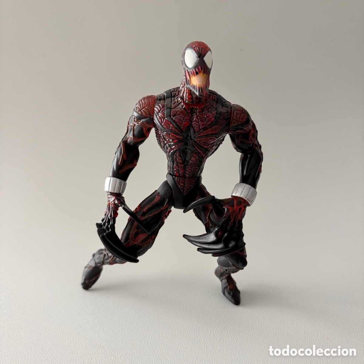 Figuras y mu&ntilde;ecos Marvel: Figura mu&ntilde;eco Spider-Man Spider-Carnage Venom Marvel ToyBiz 1997 14 cm