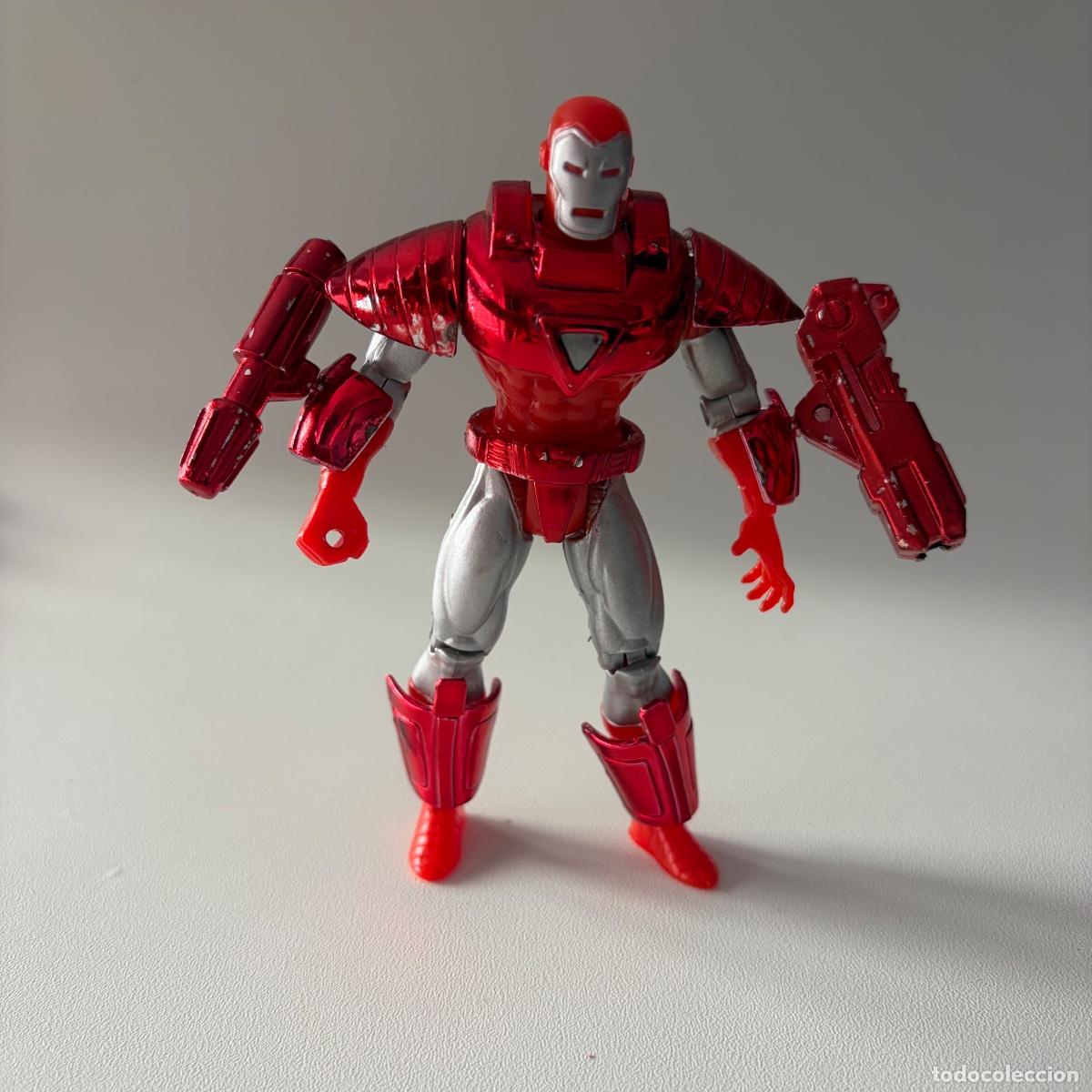 Figures and Dolls Marvel : figura mu&ntilde;eco Iron Man Hologram Armor Toy Biz 1995 Marvel