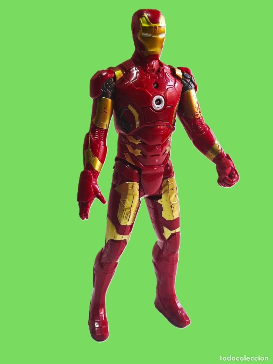 Figuras y mu&ntilde;ecos Marvel: FIGURA IRON MAN MARK 43 TITAN HERO TECH ELECTRONICO HASBRO 30 CM