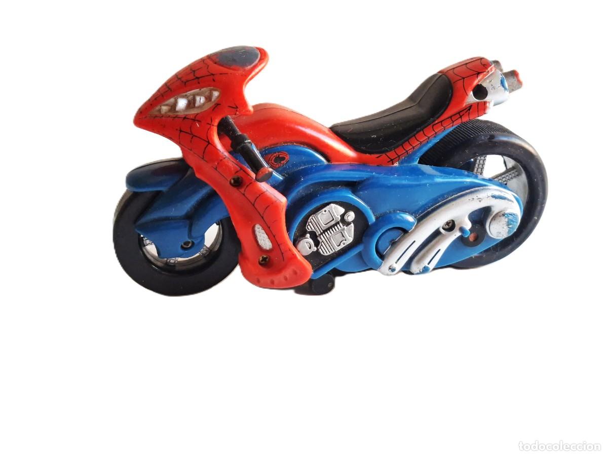 Figuras y mu&ntilde;ecos Marvel: MOTOCICLETA SPIDER- MAN MARVEL DE TOY BIZ A&Ntilde;O 2006 VINTAGE