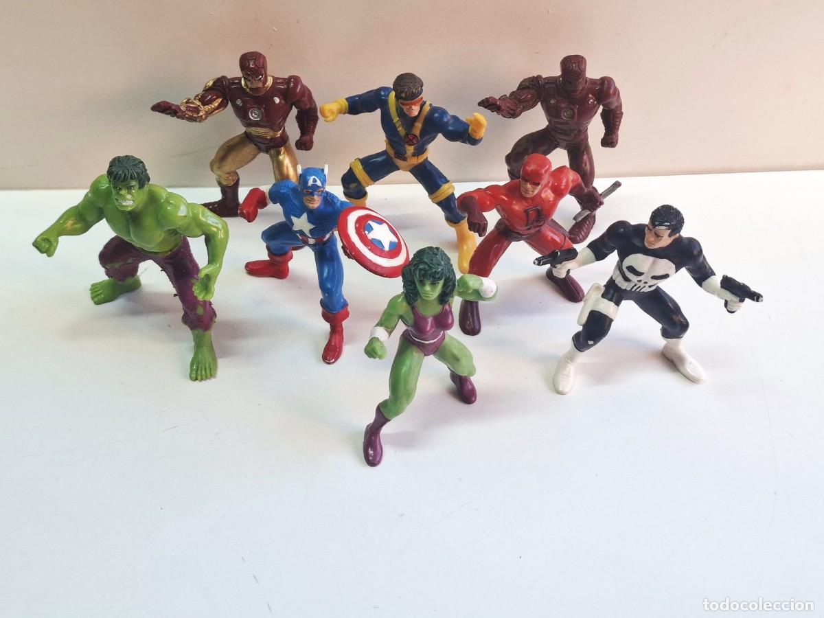 Figuras y mu&ntilde;ecos Marvel: LOTE DE FIGURAS DE SUPERHEROES MARVEL - Foto 2