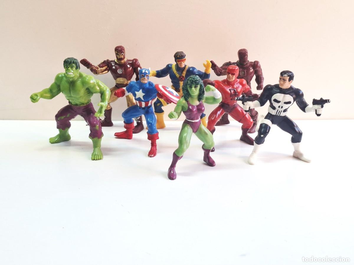 Figuras y mu&ntilde;ecos Marvel: LOTE DE FIGURAS DE SUPERHEROES MARVEL - Foto 3