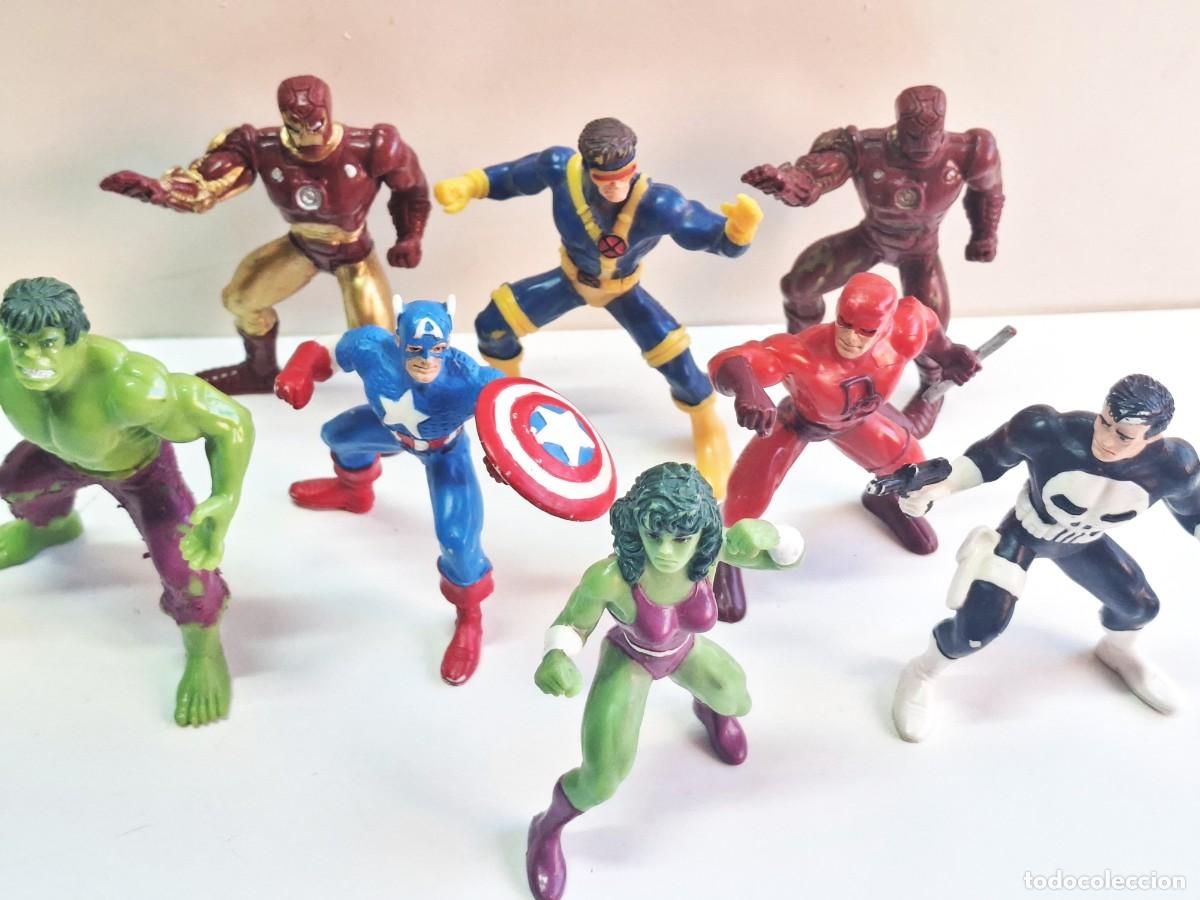 Figuras y mu&ntilde;ecos Marvel: LOTE DE FIGURAS DE SUPERHEROES MARVEL - Foto 4