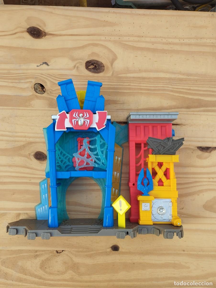 Figuras y mu&ntilde;ecos Marvel: Playskool Heroes Marvel Super Hero Adventures Spider-Man Web-Quarters