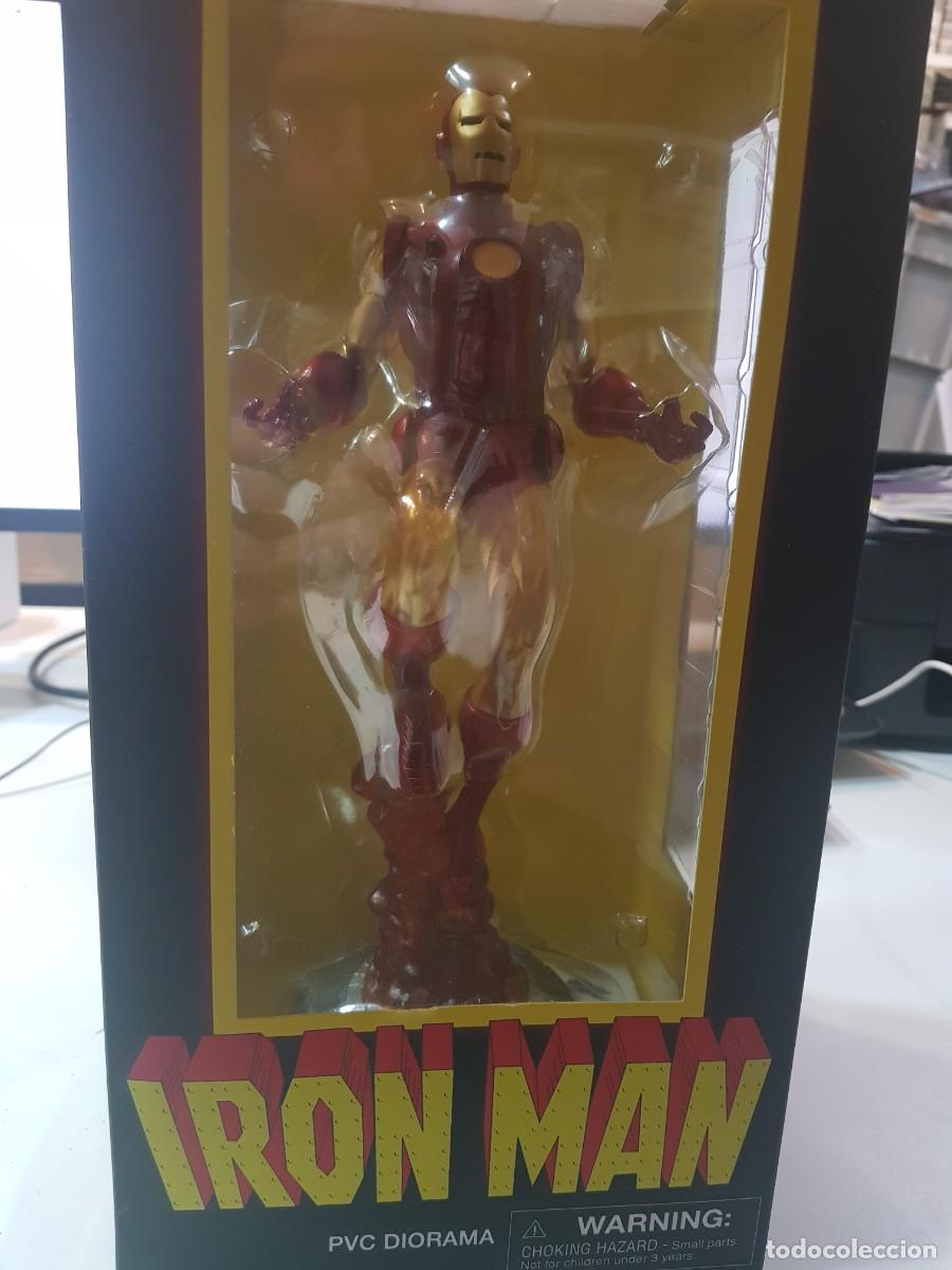 Figuras y mu&ntilde;ecos Marvel: Figura de accion Marvel IRON MAN Gallery Diorama nueva a estrenar