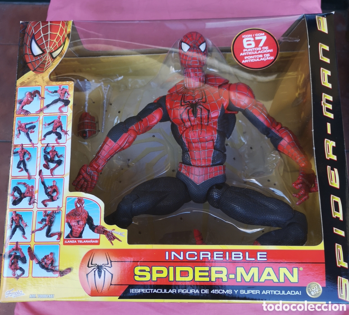 Figuras y mu&ntilde;ecos Marvel: Spider-Man.Figura Incre&iacute;ble Spider-Man 45 cm.CAJA PERFECTA.SIN USAR.ROTA ARTICULACI&Oacute;N CADERA. Marvel