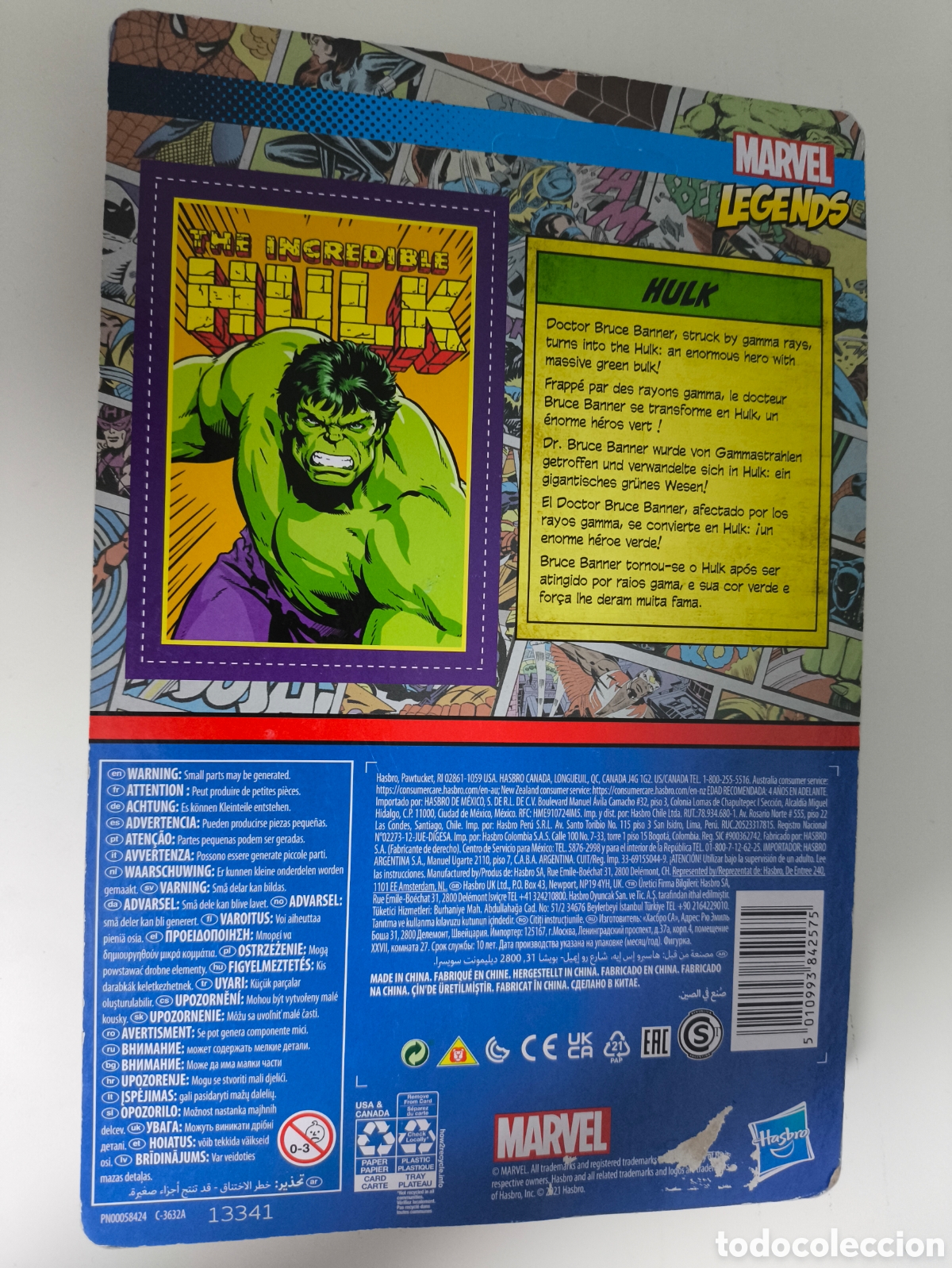 Figuras y mu&ntilde;ecos Marvel: Figura Hulk Marvel legends Kenner Hasbro - Foto 2