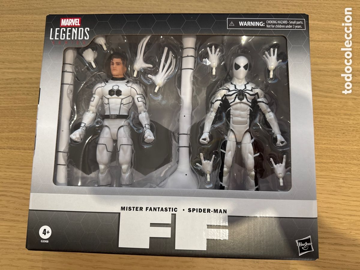 Figuras y mu&ntilde;ecos Marvel: Pack 2 Figuras Mister Fant&aacute;stico Y Spiderman Fundaci&oacute;n Futuro Marvel Legends Hasbro