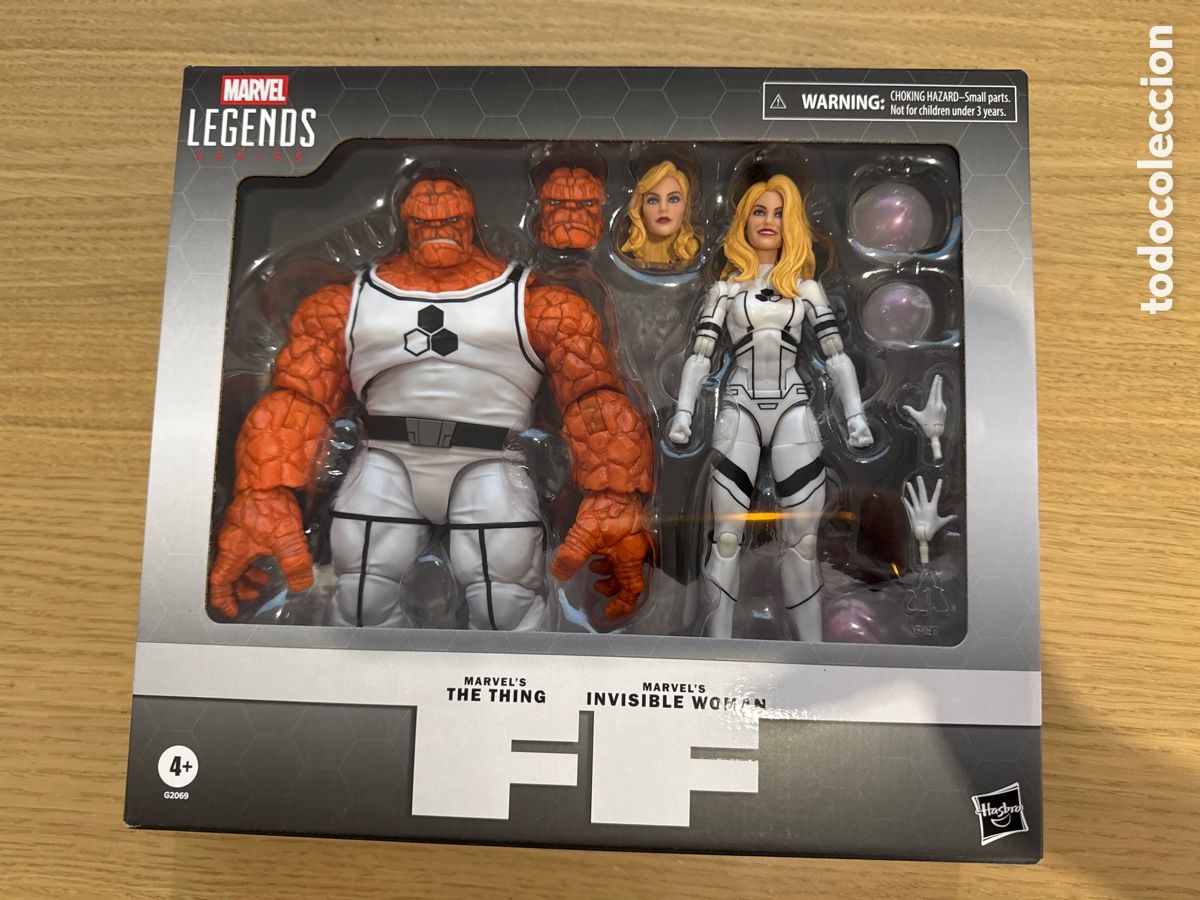 Figuras y mu&ntilde;ecos Marvel: Pack 2 Figuras La Cosa y Mujer Invisible Fundaci&oacute;n Futuro Marvel Legends Hasbro