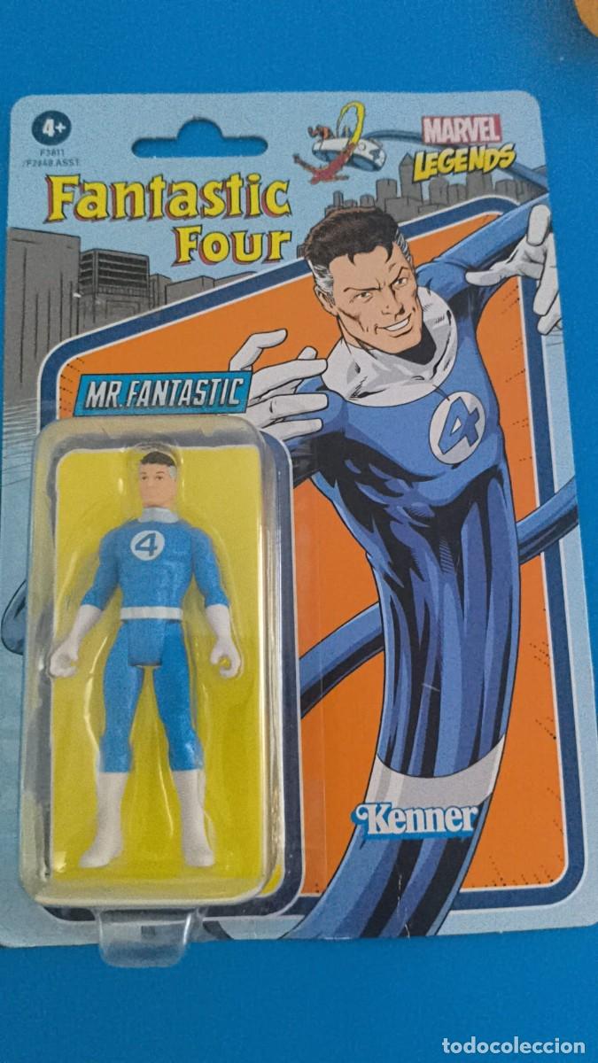 Figuras y mu&ntilde;ecos Marvel: Marvel Legends Retro Mister Fanst&aacute;stico de los 4 fant&aacute;sticos Kenner