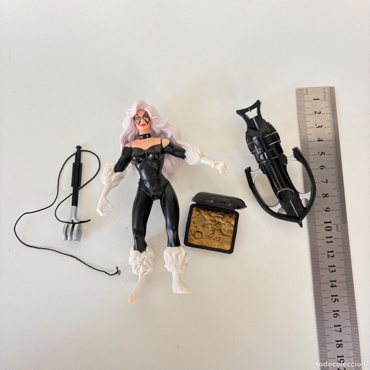 Figuras y mu&ntilde;ecos Marvel: figura mu&ntilde;eco Black Cat Spider-Man Marvel Toy Biz 1996