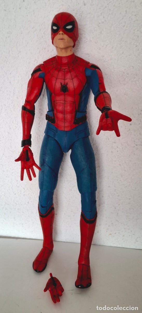 Figuras y mu&ntilde;ecos Marvel: Gran figura articulada Spider Man Spiderman Homecoming escala 1/14 Neca Marvel 2017 45cm alto