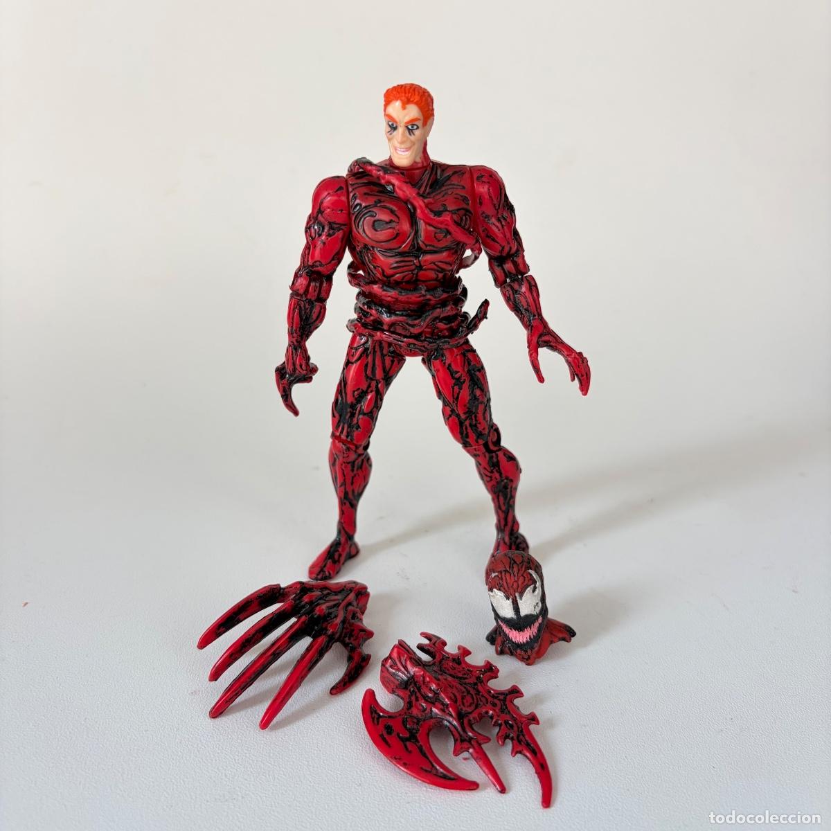Figuras y mu&ntilde;ecos Marvel: figura mu&ntilde;eco Carnage Unleashed Spider-Man Toy Biz Marvel 1995