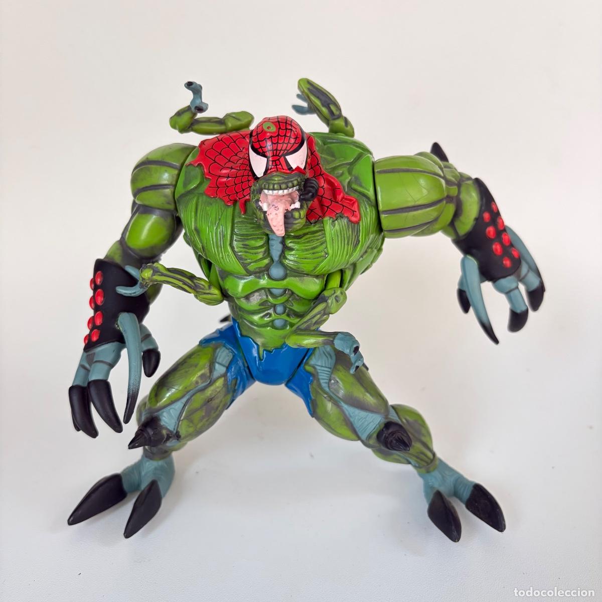 Figuras y mu&ntilde;ecos Marvel: figura mu&ntilde;eco Man-Lizard Spider-Man Arachniphobia Marvel Toy Biz 1996 Spiderman