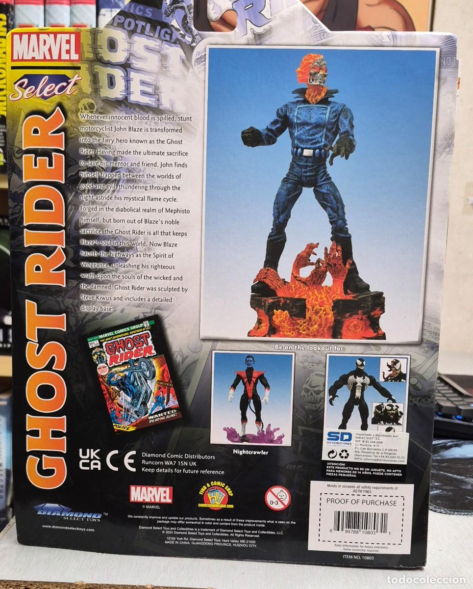 Figuras y mu&ntilde;ecos Marvel: GHOST RIDER FIGURA MARVEL SELECT / NUEVA EN SU CAJA / DIAMOND SELECT OTYS