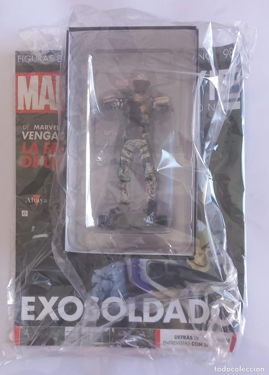 Figuras y mu&ntilde;ecos Marvel: Figura de Exosoldado. Marvel Movie Collection - Foto 2