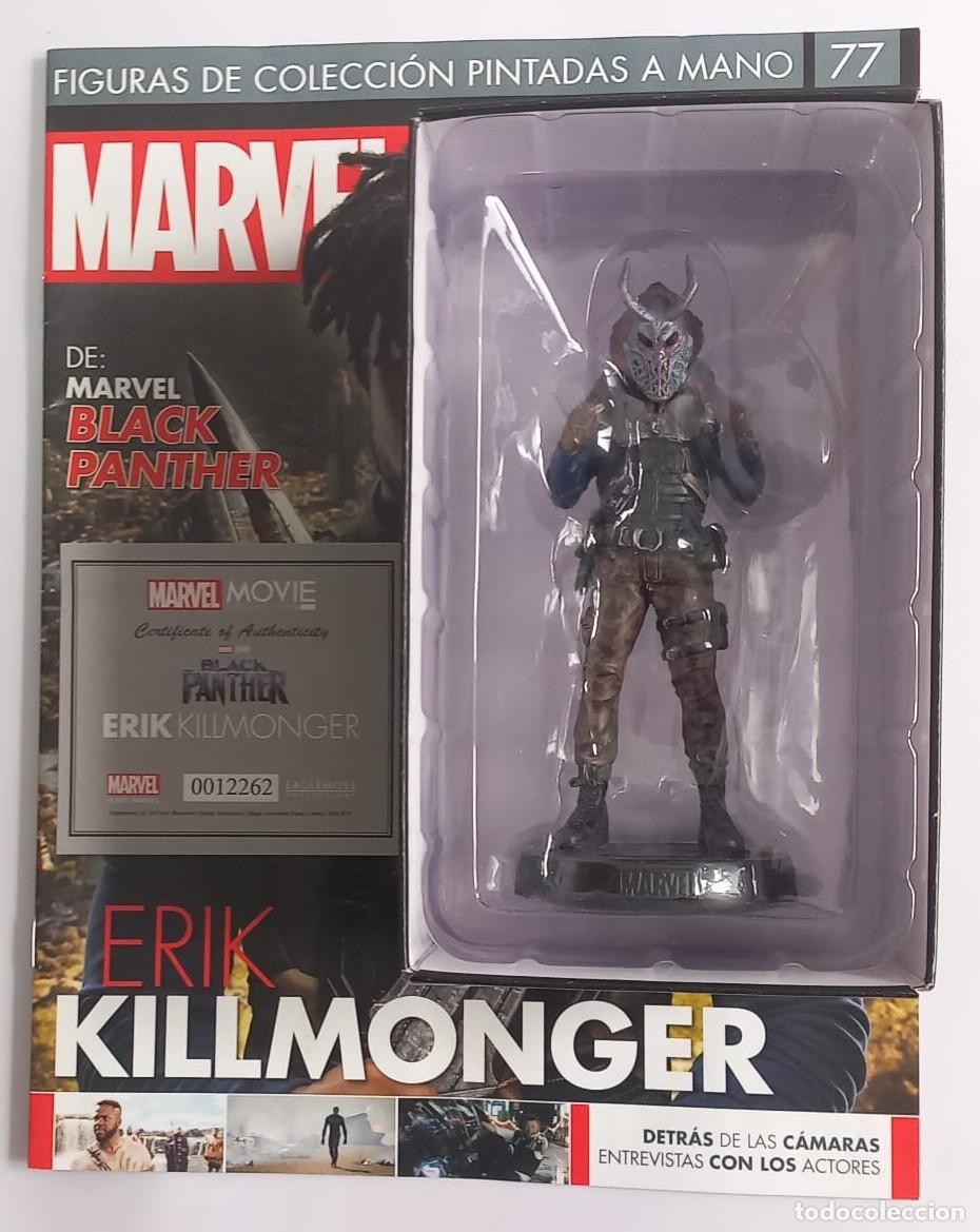 Figuras y mu&ntilde;ecos Marvel: Figura de Erik Killmonger. Marvel Movie Collection - Foto 2