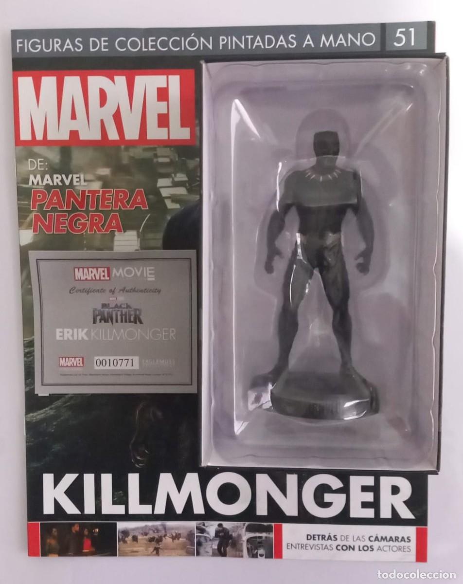 Figuras y mu&ntilde;ecos Marvel: Figura de Erik Killmonger. Marvel Movie Collection - Foto 2
