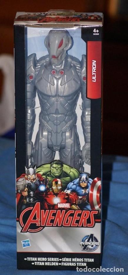 Figures and Dolls Marvel : MU&Ntilde;ECO MARVELS ULTRON TITAN HEROES SUPERHEROES VENGADORES AVENGERS MARVEL DE 30 CM ( 12 pulgadas) DE