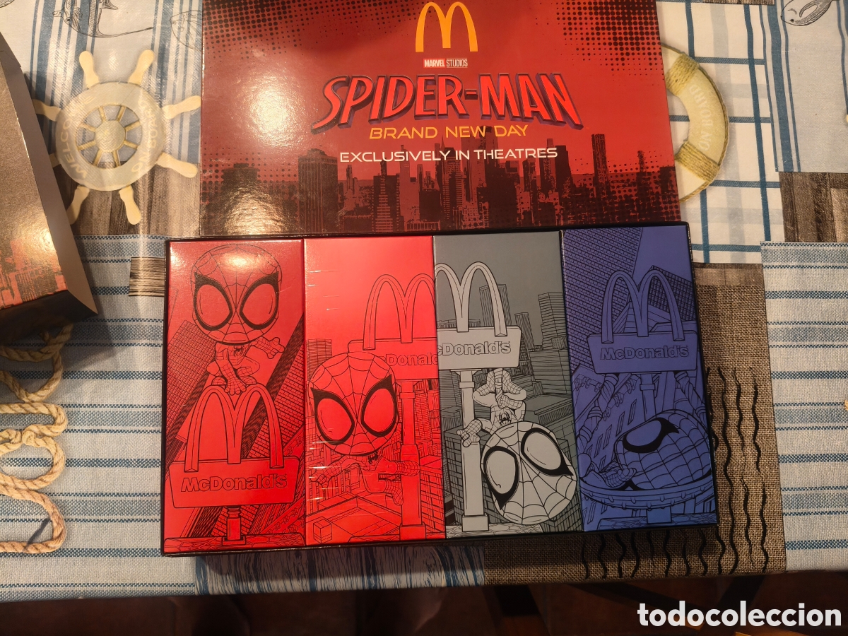 Figuras y mu&ntilde;ecos Marvel: Set conmemorativo MC Donald Spiderman - Foto 5