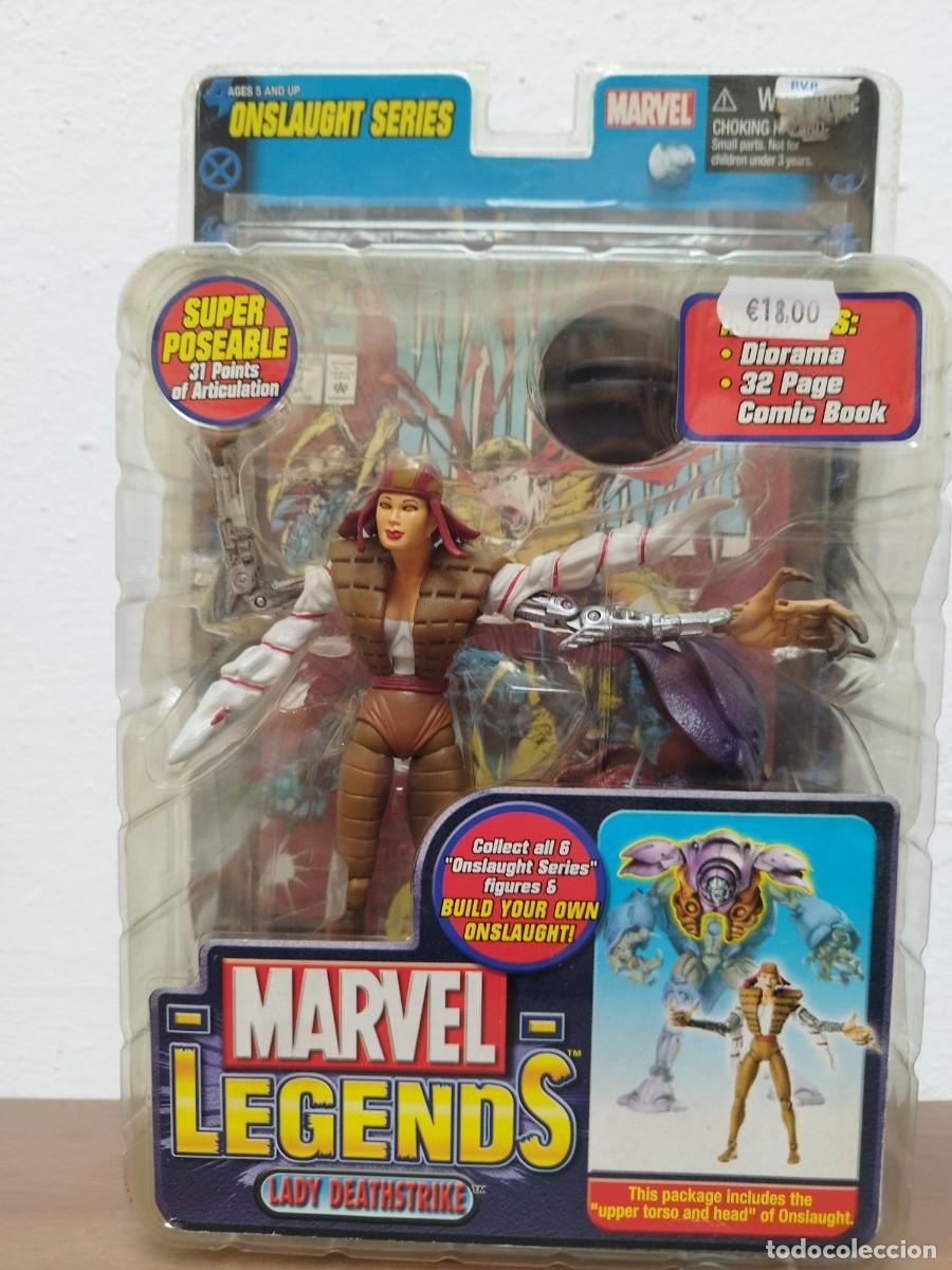 Figuras y mu&ntilde;ecos Marvel: FIGURA LADY DEATHSTRIKE - MARVEL LEGENDS ONSLAUGHT SERIES (TOY BIZ 2006) - PRECINTADA
