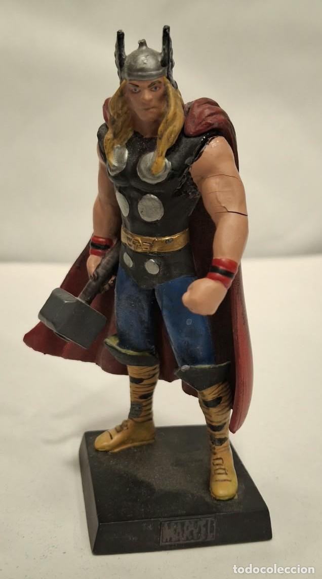 Figuras y mu&ntilde;ecos Marvel: EAGLEMOSS. MARVEL. THOR. FIGURA DE METAL - Foto 1
