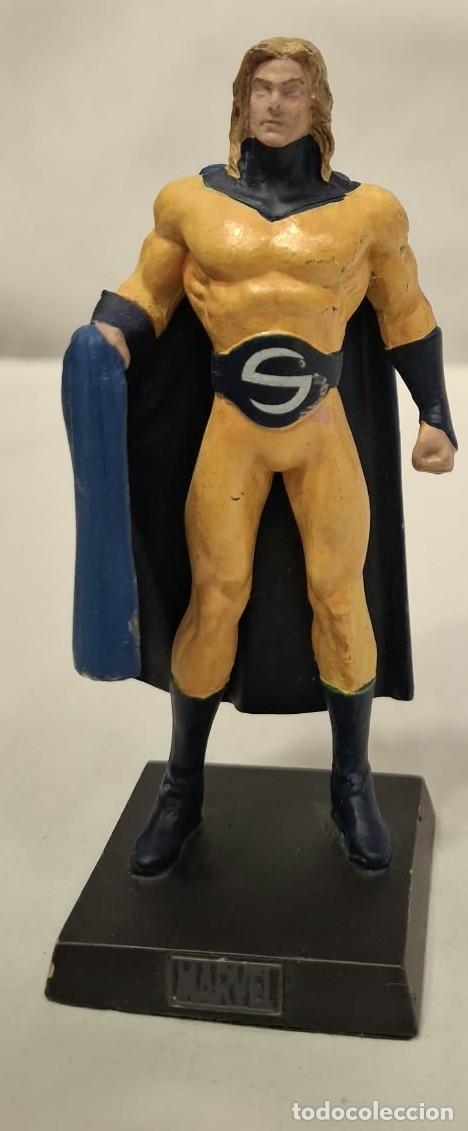 Figuras y mu&ntilde;ecos Marvel: EAGLEMOSS. MARVEL. SENTRY. EL VIGIA. FIGURA DE METAL.