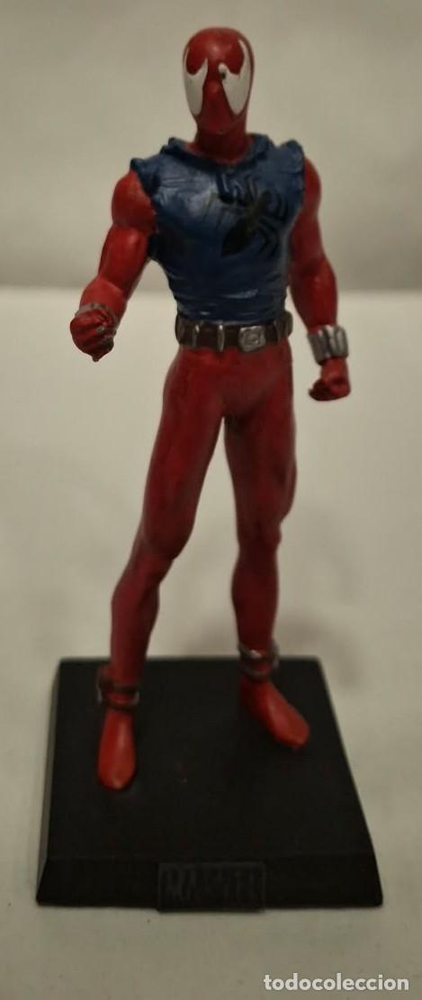 Figuras y mu&ntilde;ecos Marvel: EAGLEMOSS. MARVEL. ARA&Ntilde;A ESCARLATA. FIGURA DE METAL.