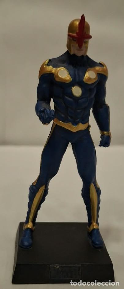 Figuras y mu&ntilde;ecos Marvel: EAGLEMOSS. MARVEL. NOVA. FIGURA DE METAL. - Foto 1