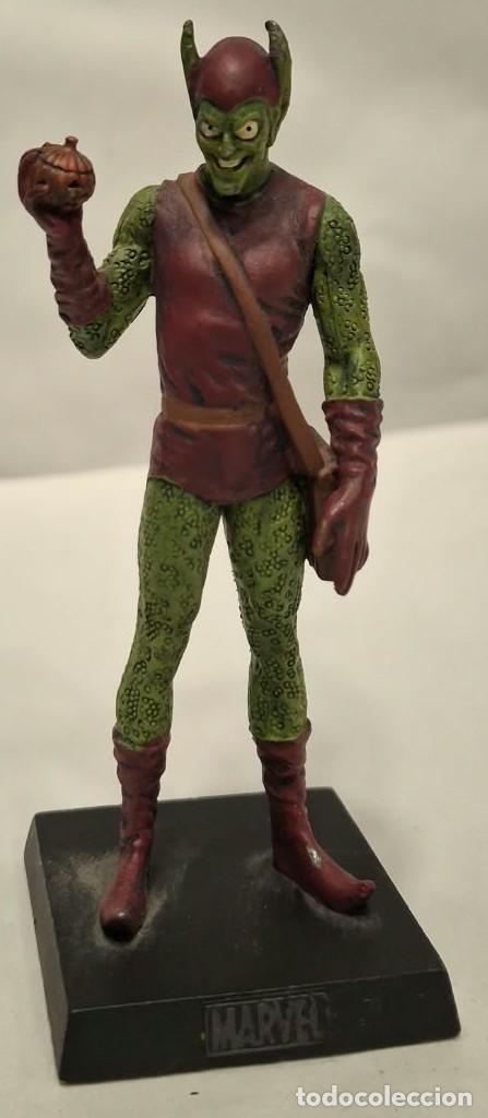 Figuras y mu&ntilde;ecos Marvel: EAGLEMOSS. MARVEL. DUENDE VERDE. FIGURA DE METAL. - Foto 1