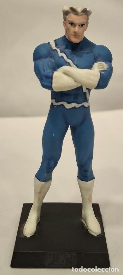 Figuras y mu&ntilde;ecos Marvel: EAGLEMOSS. MARVEL. PIETRO. MERCURIO. FIGURA DE METAL. - Foto 1