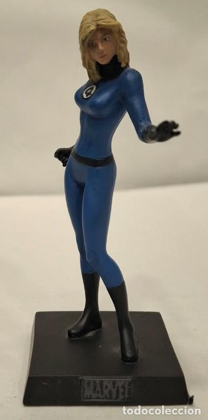 Figuras y mu&ntilde;ecos Marvel: EAGLEMOSS. MARVEL. SUE STORM . LA CHICA INVISIBLE. FIGURA DE METAL.