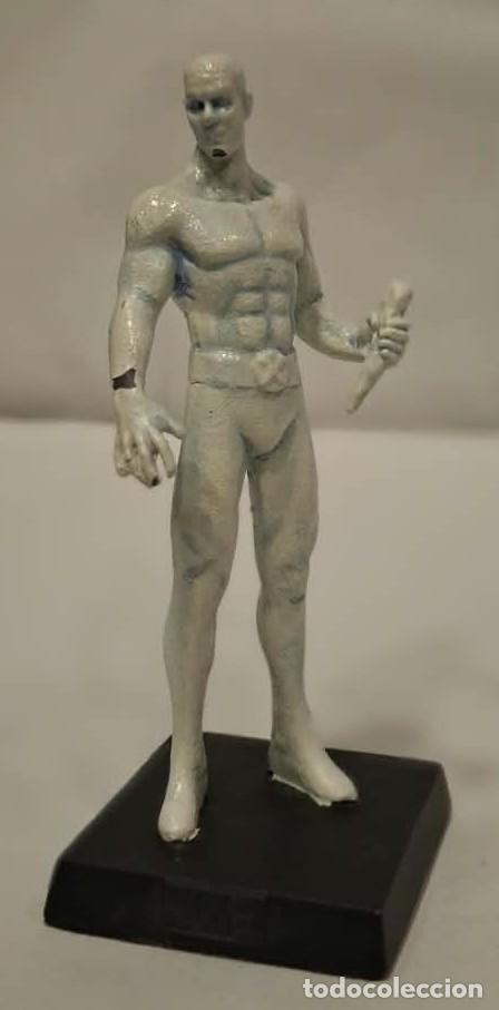 Figuras y mu&ntilde;ecos Marvel: EAGLEMOSS. MARVEL. HOMBRE DE HIELO. FIGURA DE METAL.