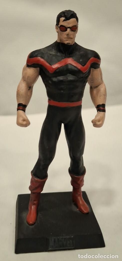 Figuras y mu&ntilde;ecos Marvel: EAGLEMOSS. MARVEL. WONDER MAN. FIGURA DE METAL.