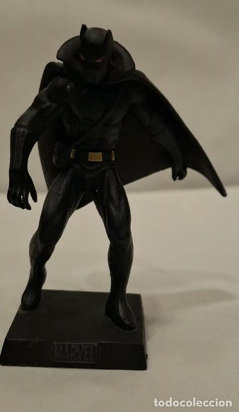 Figuras y mu&ntilde;ecos Marvel: EAGLEMOSS. MARVEL. PANTERA NEGRA. FIGURA DE METAL.