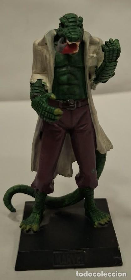 Figuras y mu&ntilde;ecos Marvel: EAGLEMOSS. MARVEL. EL LAGARTO. FIGURA DE METAL. - Foto 1