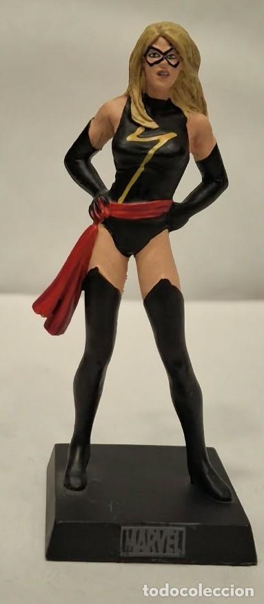 Figuras y mu&ntilde;ecos Marvel: EAGLEMOSS. MARVEL. MISS MARVEL. FIGURA DE METAL. - Foto 1