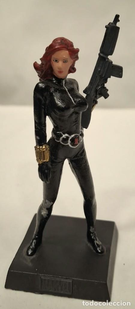 Figuras y mu&ntilde;ecos Marvel: EAGLEMOSS. MARVEL. LA VIUDA NEGRA. FIGURA DE METAL.