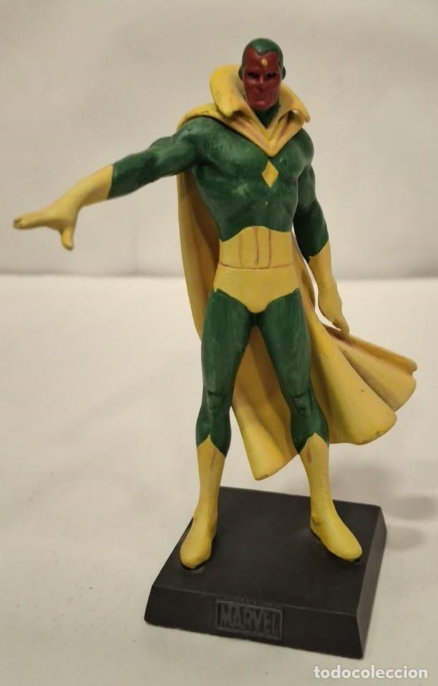 Figuras y mu&ntilde;ecos Marvel: EAGLEMOSS. MARVEL. LA VISION. FIGURA DE METAL. - Foto 1