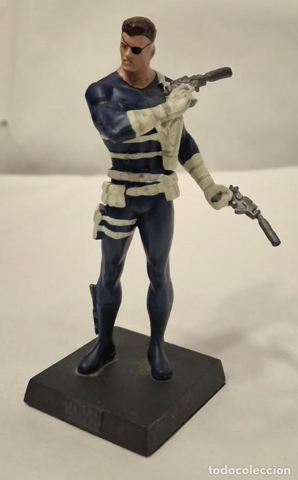 Figuras y mu&ntilde;ecos Marvel: EAGLEMOSS. MARVEL. NICK FURIA. FIGURA DE METAL.