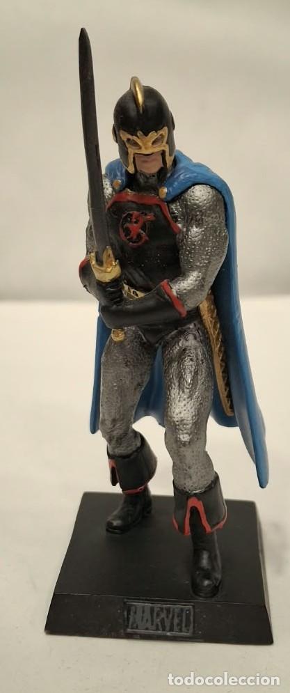 Figuras y mu&ntilde;ecos Marvel: EAGLEMOSS. MARVEL. CABALLERO NEGRO. FIGURA DE METAL.