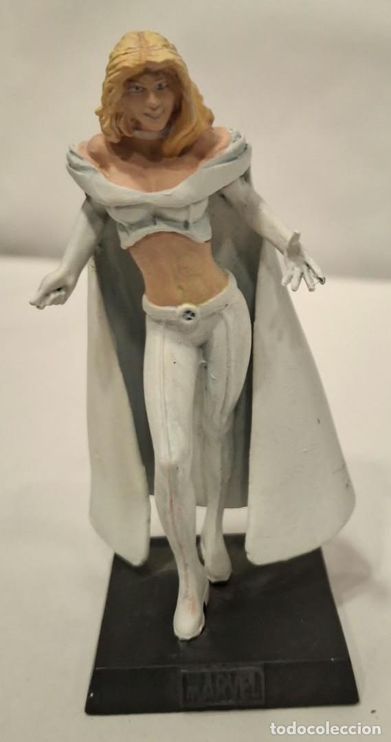 Figuras y mu&ntilde;ecos Marvel: EAGLEMOSS. MARVEL. EMMA FROST LA REINA BLANCA. FIGURA DE METAL.