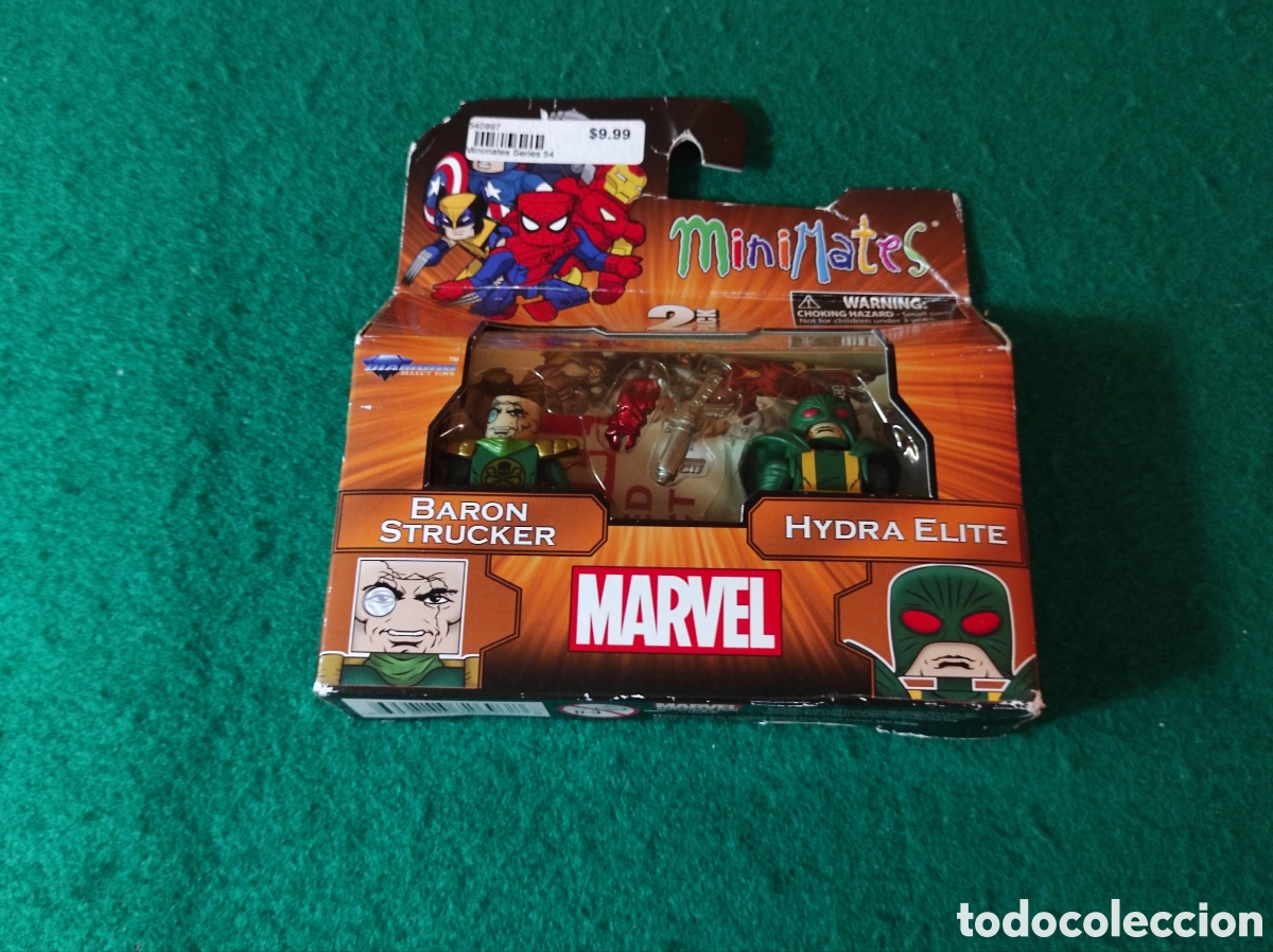Figuras y mu&ntilde;ecos Marvel: Marvel Minimates Series 54 - Pack 2 Figuras Baron Strucker & Hydra Elite - Diamond Select Toys Nuevo