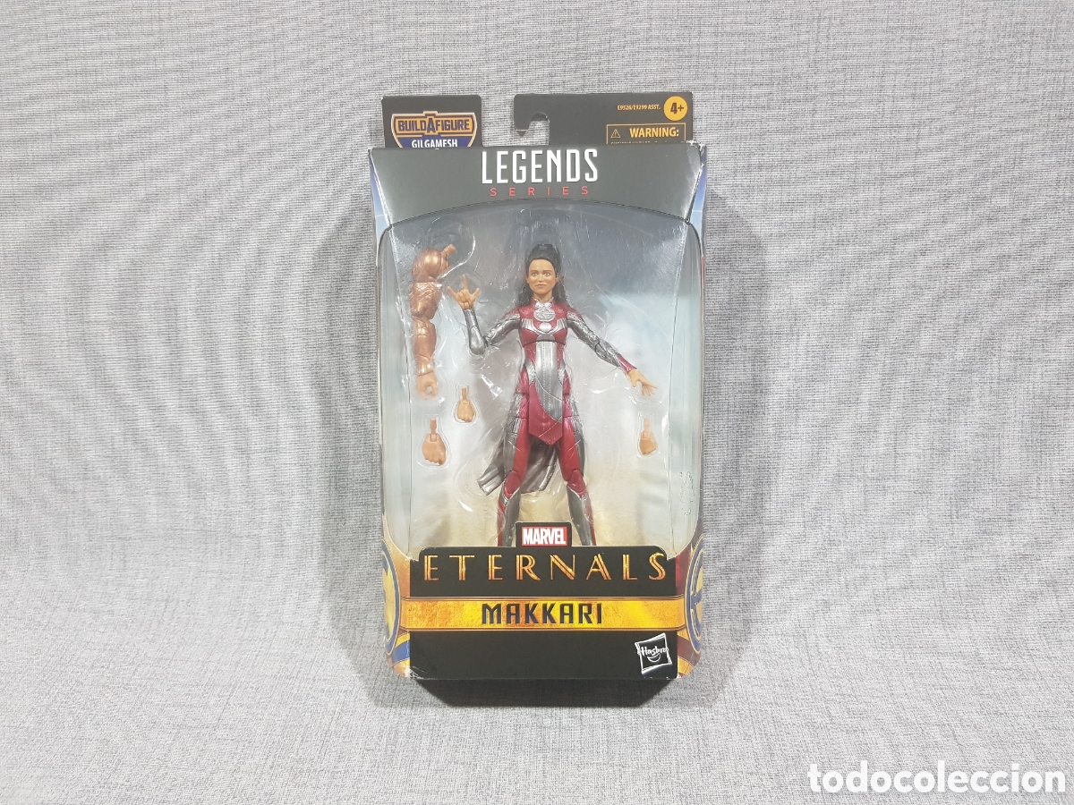 Figuras y mu&ntilde;ecos Marvel: MAKKARI MARVEL ETERNALS LEGENDS SERIES (CONSTRUYE FIGURA GILGAMESH) HASBRO 2020