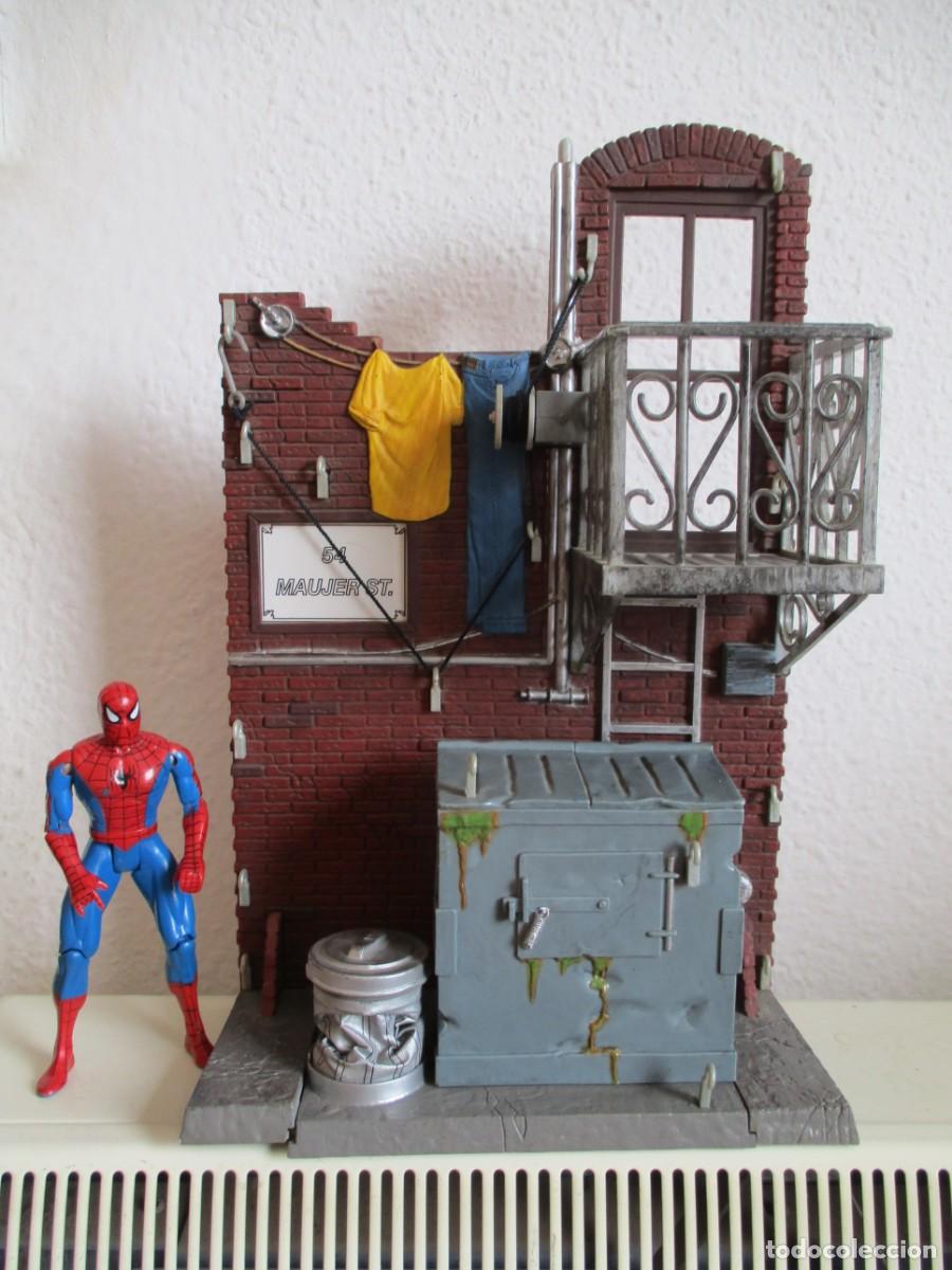 Figuras y mu&ntilde;ecos Marvel: DIORAMA SPIDERMAN TOY BIZ A&Ntilde;O 2002
